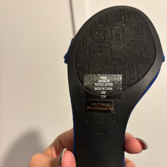 Unisa Royal Blue Ruffle Heals - Picture 4 of 5